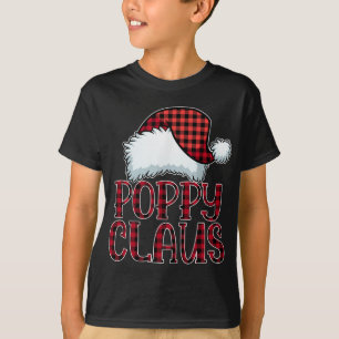 Poppy Claus Christmas Pajama Familie Matching Xmas T-Shirt