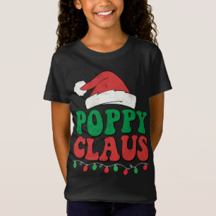 Poppy Claus Weihnachtsleuchten Familie passt zusam T-Shirt
