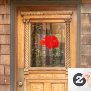 POPPY Collection 06 Square 12"x12" WC Fensteraufkleber