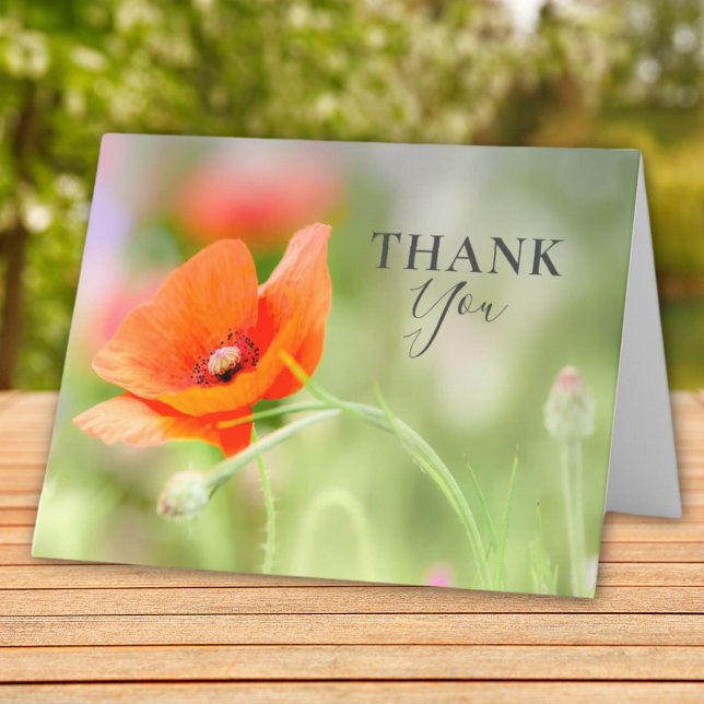 Poppy Dankeskarte (Von Creator hochgeladen)