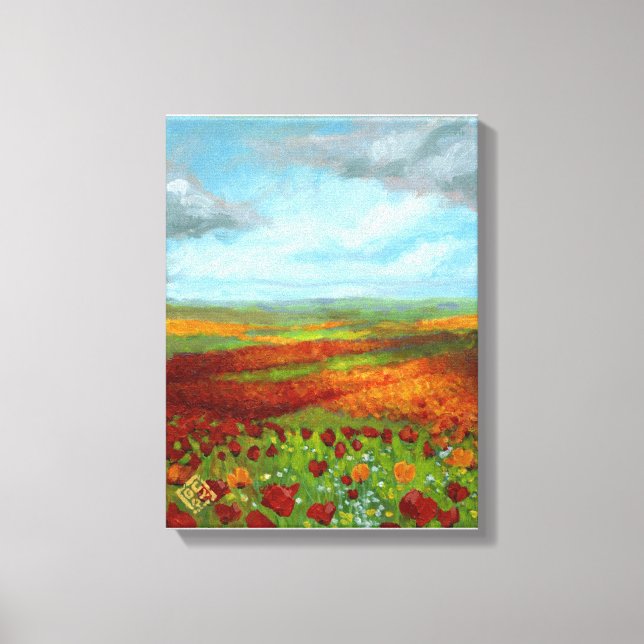 Poppy Dreams Giclee Leinwanddruck (Vorderseite)