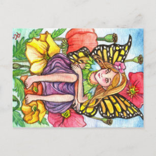 Poppy Fairy Postkarte