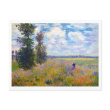 Poppy Field, Argenteuil, 1875 Claude Monet