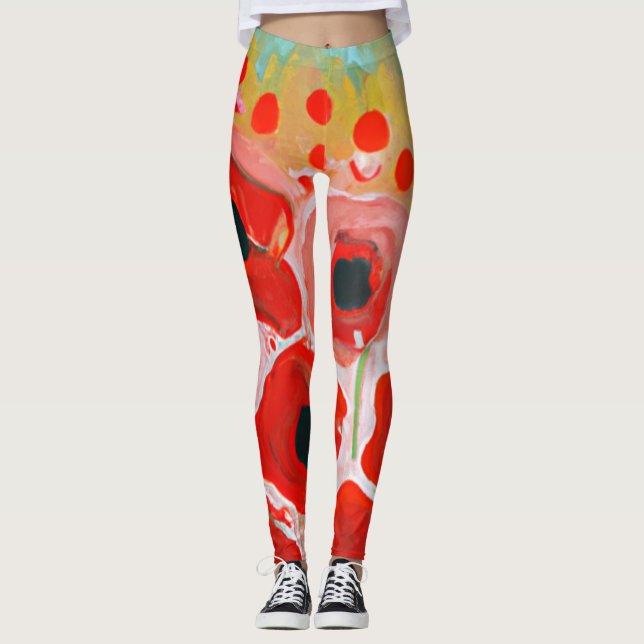 Poppy Field Collection Leggings (Vorderseite)