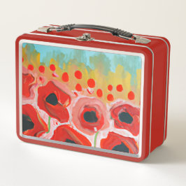 Poppy Field Collection Metall Brotdose