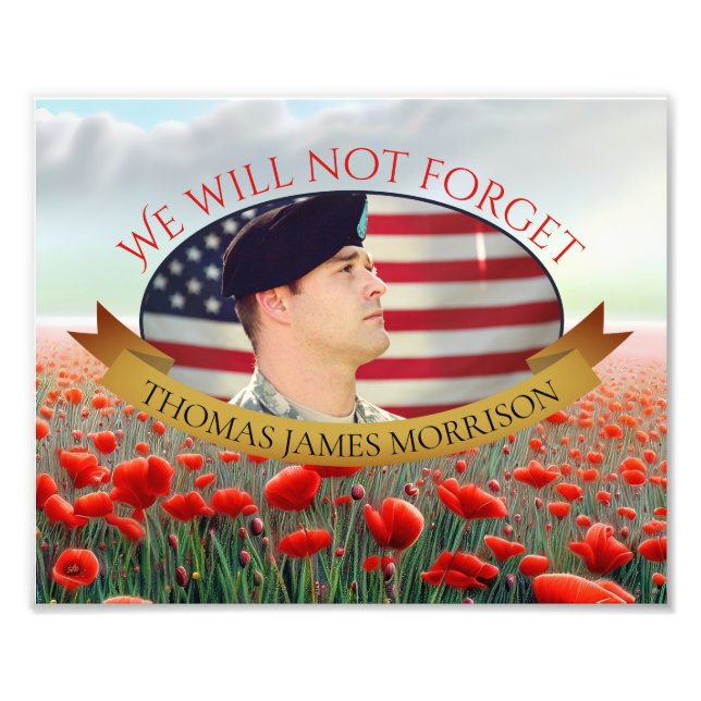 Poppy Field Memorial Foto (Vorne)