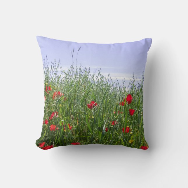 Poppy Field Pillow Kissen (Vorderseite)
