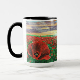 Poppy Field SF Mug
