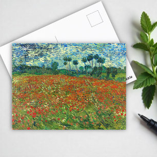 Poppy Field von Vincent Van Gogh Postkarte