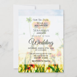 *~* Poppy Foto - UAWG - QR FLORAL Wedding Einladung