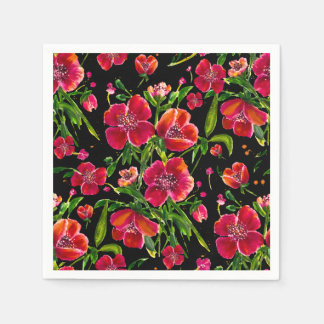 Poppy Garden Napkins Serviette