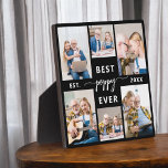 Poppy Großvater Großkinder FotoCollage Fotoplatte<br><div class="desc">Capture die Liebe zwischen Poppy und seinen Enkelkindern mit unserem Großvater Großkinder Foto Collage Plaque. Diese personalisierte Plakette zeigt eine herzzerwärmende Collage aus Foto, in der wunderschön gepflegte Momente gezeigt werden, die Poppy mit seinen geliebten Enkeln geteilt hat. Um die Fotos herum ist der beliebte Titel "Poppy", der dem Design...</div>