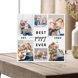 Poppy Großvater Großkinder FotoCollage Fotoplatte<br><div class="desc">Capture die Liebe zwischen Poppy und seinen Enkelkindern mit unserem Großvater Großkinder Foto Collage Plaque. Diese personalisierte Plakette zeigt eine herzzerwärmende Collage aus Foto, in der wunderschön gepflegte Momente gezeigt werden, die Poppy mit seinen geliebten Enkeln geteilt hat. Um die Fotos herum ist der beliebte Titel "Poppy", der dem Design...</div>