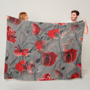 Poppy Haze Fleecedecke