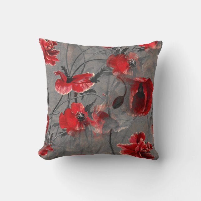 Poppy Haze Kissen (Vorderseite)