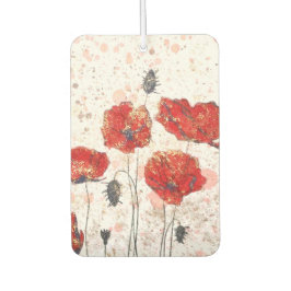 Poppy Heart Air Freshener Autolufterfrischer