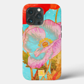 POPPY JAPONAIS coque iphone DANS UN CIEL DOUX