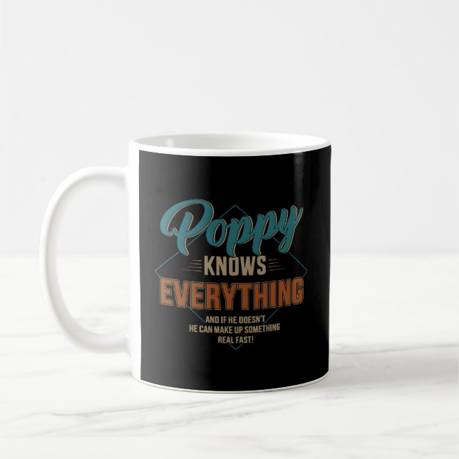 Poppy kennt alles für Großvater und VaterDa Kaffeetasse (Links)