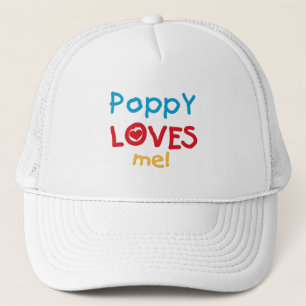 Poppy Lieben Me T - Shirt und Geschenke Truckerkappe