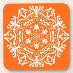 Poppy Mandala Getränkeuntersetzer