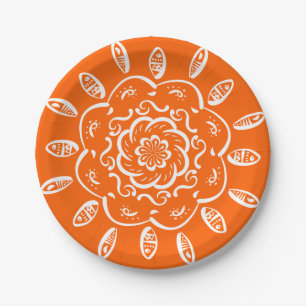 Poppy Mandala Pappteller