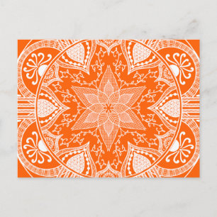 Poppy Mandala Postkarte