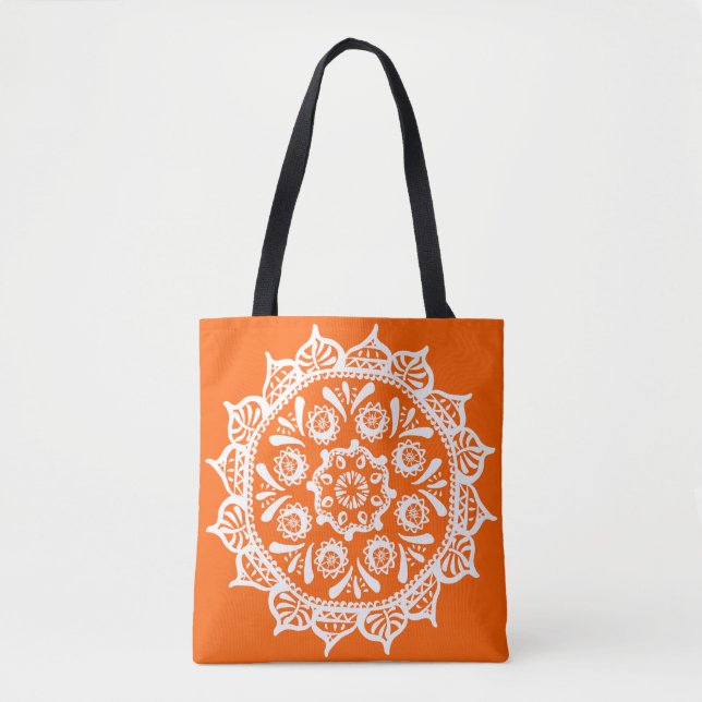 Poppy Mandala Tasche (Vorderseite)