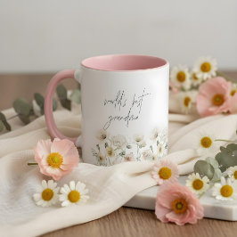 POPPY Niedlich Pastel Wildblume Weltbeste Oma Tasse