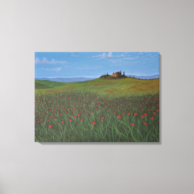 Poppy Paradise Leinwanddruck (Vorderseite)