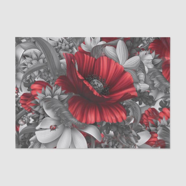 Poppy-Pop Seidenpapier (Vorderseite)