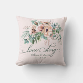Poppy Radiance "Liebe Story" Hochzeit Kissen