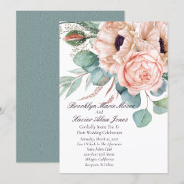 Poppy Radiance Wedding Einladung