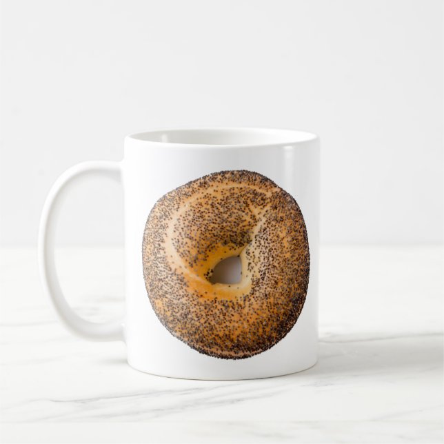 POPPY SAED BAGEL KUNSTBAR: FÜGEN SIE IHRE EIGENEN  KAFFEETASSE (Links)