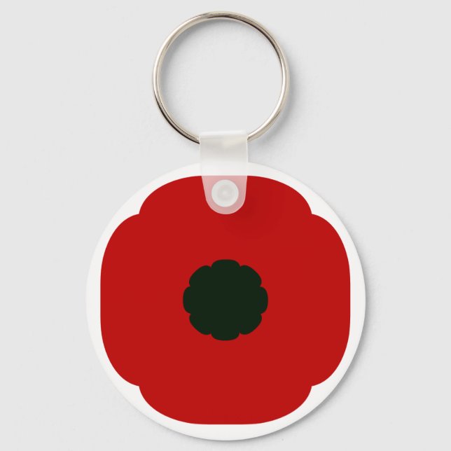Poppy-Schlüsselanhänger Schlüsselanhänger (Vorderseite)