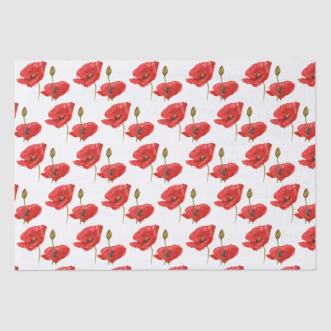Poppy Tissue Paper Seidenpapier (Vorderseite)
