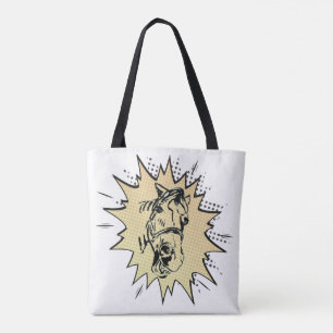 Poppy und Jamie Illustration im Comic Tasche