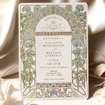 Poppy Wedding Einladungen Jugendstil von Mucha<br><div class="desc">Art Nouveau Vintage Hochzeit Einladungen von Alphonse Mucha in einem floralen, romantischen und whimsical Design. Viktorianische Schnörkel ergänzen klassische Deko-Schriftart. Bitte geben Sie Ihre persönlichen Informationen ein, und Sie sind fertig. Wenn Sie das Design weiter ändern möchten, klicken Sie einfach auf den blauen Button "Anpassen". Vielen Dank, dass Sie mein...</div>