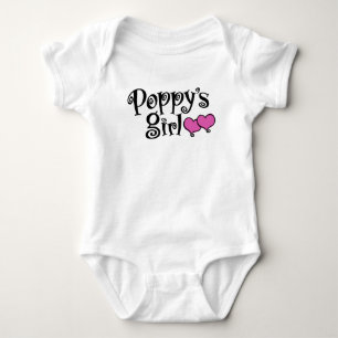 Poppy's Girl Baby Strampler