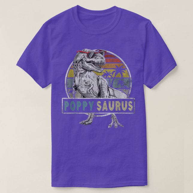 Poppysaurus Fathers Day Gift T Re Poppy Saurus Men T-Shirt (Design vorne)