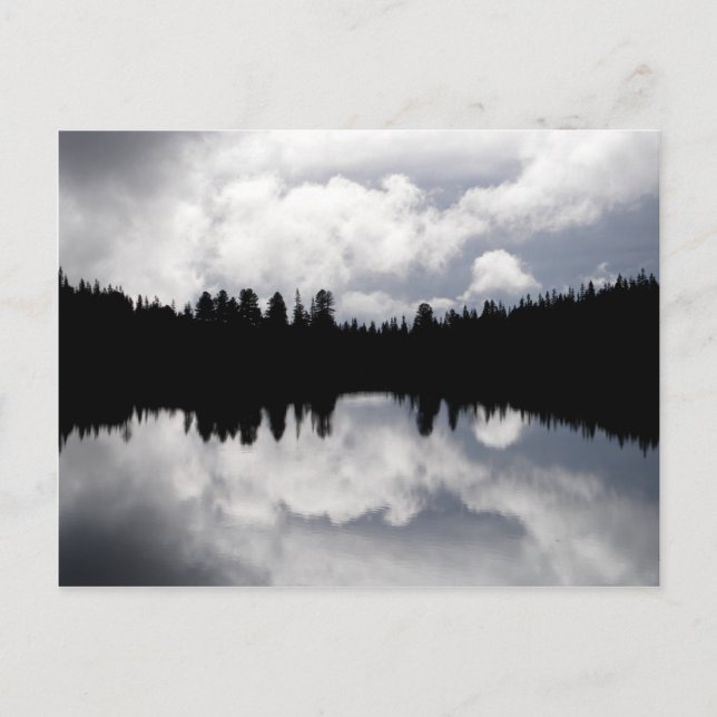 Popradské Pleso Reflection Postkarte (Vorderseite)