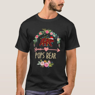 Pops Bear Xmas Familie Weihnachten Pajama Red Kari T-Shirt