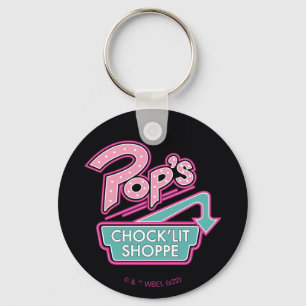 Pops Chock'Lit Shoppe Pink-Logo Schlüsselanhänger