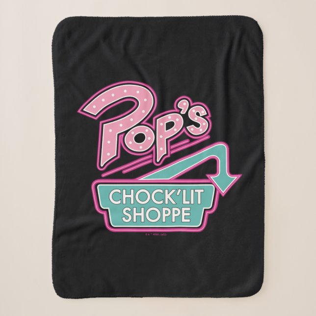 Pops Chock'Lit Shoppe Pink-Logo Sherpadecke (Vorderseite)