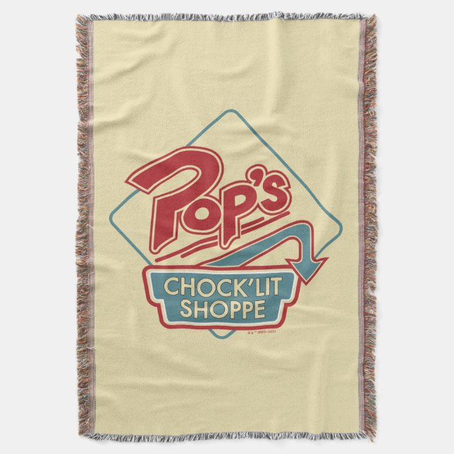 Pops Chock'Lit Shoppe Rotes Logo Decke (Vorderseite Vertikal)