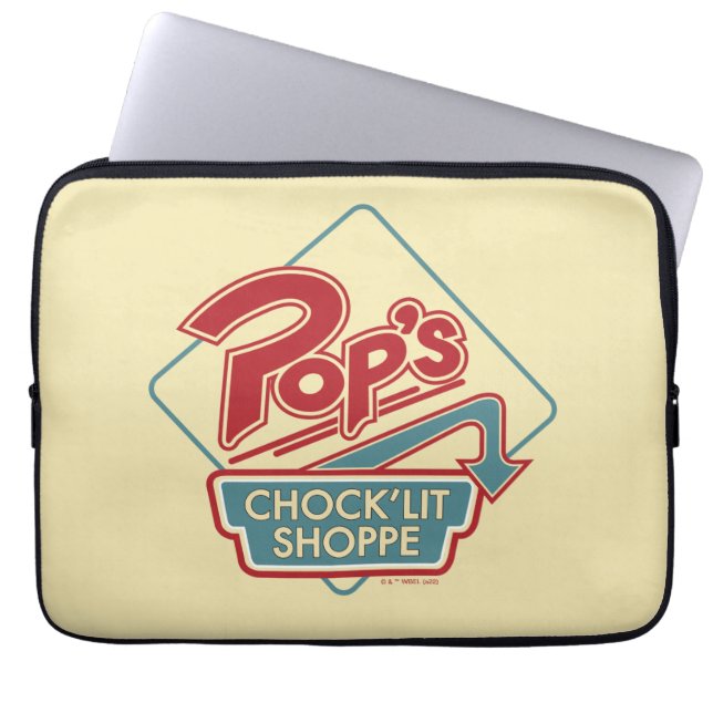 Pops Chock'Lit Shoppe Rotes Logo Laptopschutzhülle (Vorderseite)