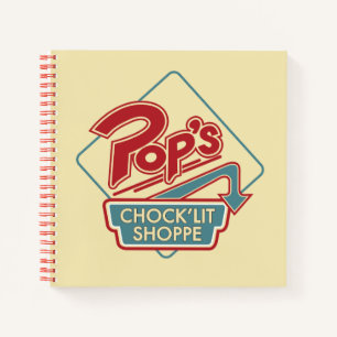 Pops Chock'Lit Shoppe Rotes Logo Notizbuch