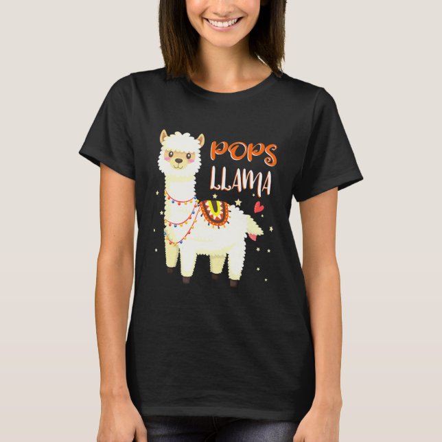 Pops Llama T-Shirt (Vorderseite)