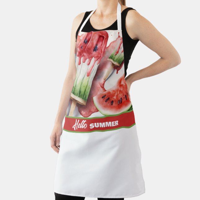 Popscles and Watermelon, HELLO SOMMER Schürze (InSitu)