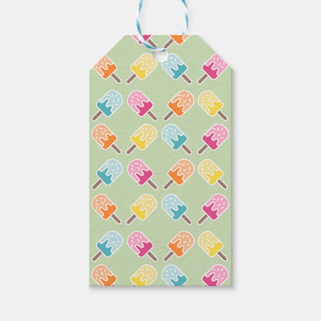 Popsiale Pastel-Geschenk-Tags Geschenkanhänger (Vorderseite)