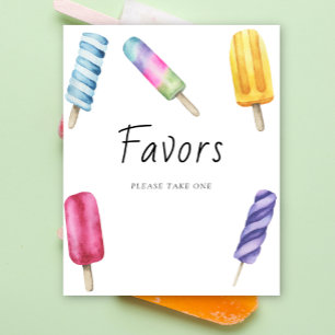 Popsicle baby dusche - Favoriten Poster